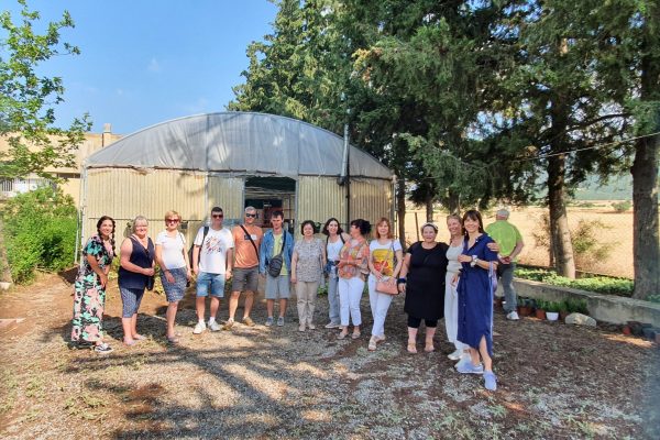 Staff visit the Geotechnical department